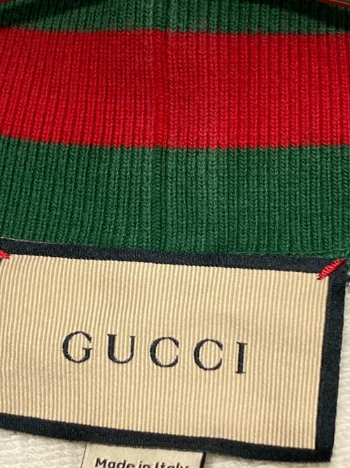 GUCCI（グッチ）GUCCI (グッチ) シェリーラインスウェットカーディガン ベージュ サイズ:XSの古着・服飾アイテム