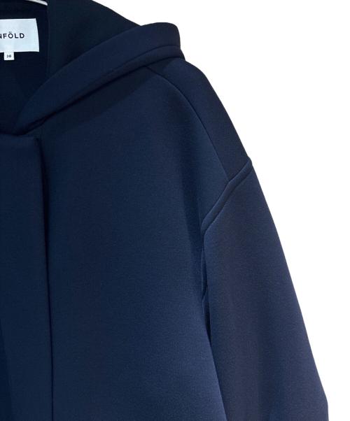 ENFOLD（エンフォルド）ENFOLD (エンフォルド) ボンディングショートフーデットコート ネイビー サイズ:38の古着・服飾アイテム