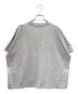 MONCLER (モンクレール) クルーネック ロゴ カットソー グレー サイズ:Ｓ：25000円
