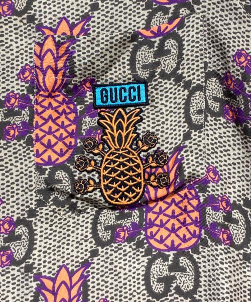 GUCCI（グッチ）GUCCI (グッチ) シルクシャツ ベージュ サイズ:XLの古着・服飾アイテム