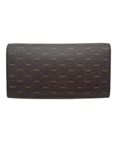 Saint Laurent Paris（サンローランパリ）Saint Laurent Paris (サンローランパリ) ル モノグラム コンチネンタル ウォレット  ブラウン サイズ:-の古着・服飾アイテム