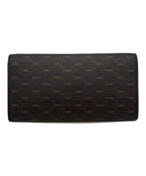 Saint Laurent Paris（サンローランパリ）Saint Laurent Paris (サンローランパリ) ル モノグラム コンチネンタル ウォレット  ブラウン サイズ:-の古着・服飾アイテム