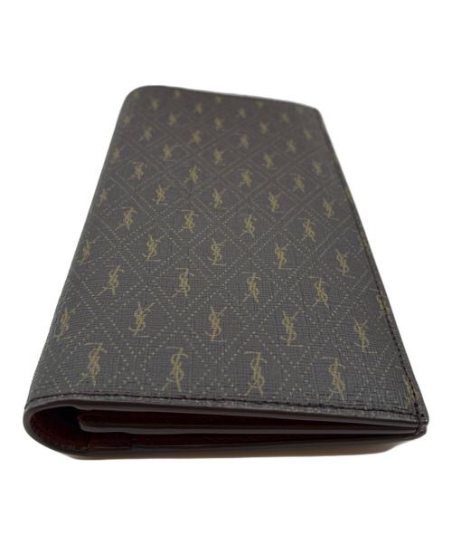 Saint Laurent Paris（サンローランパリ）Saint Laurent Paris (サンローランパリ) ル モノグラム コンチネンタル ウォレット  ブラウン サイズ:-の古着・服飾アイテム