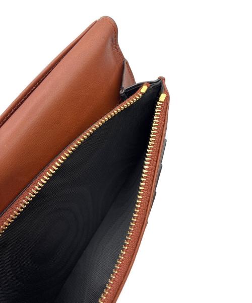 Saint Laurent Paris（サンローランパリ）Saint Laurent Paris (サンローランパリ) ル モノグラム コンチネンタル ウォレット  ブラウン サイズ:-の古着・服飾アイテム