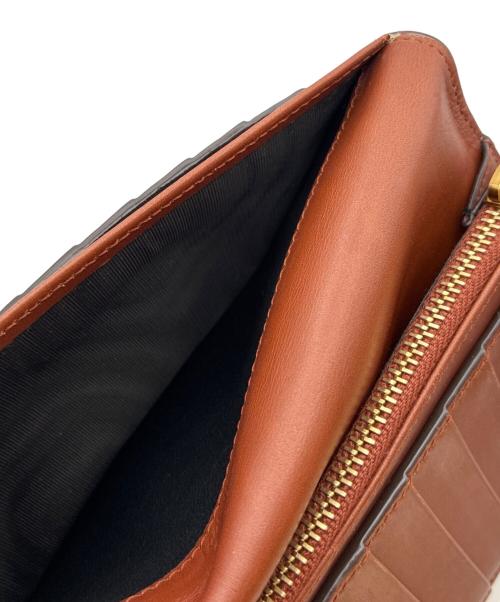 Saint Laurent Paris（サンローランパリ）Saint Laurent Paris (サンローランパリ) ル モノグラム コンチネンタル ウォレット  ブラウン サイズ:-の古着・服飾アイテム