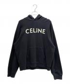 CELINEセリーヌ）の古着「ルーズ フーディー / コットンフリー2Y321670Q」｜ブラック