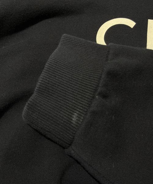 CELINE（セリーヌ）CELINE (セリーヌ) ルーズ フーディー / コットンフリー2Y321670Q ブラック サイズ:XXLの古着・服飾アイテム