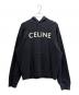 CELINE（セリーヌ）の古着「ルーズ フーディー / コットンフリー2Y321670Q」｜ブラック