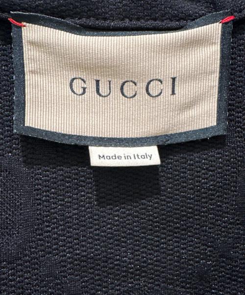 GUCCI（グッチ）GUCCI (グッチ) GGジャガードジップパーカー ブラック サイズ:Mの古着・服飾アイテム