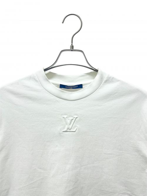 LOUIS VUITTON（ルイ ヴィトン）LOUIS VUITTON (ルイ ヴィトン) エンボスLVTシャツ ホワイト サイズ:XSの古着・服飾アイテム
