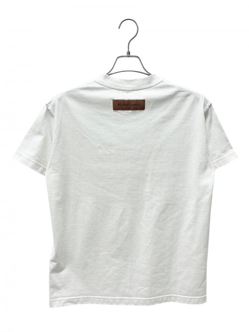 LOUIS VUITTON（ルイ ヴィトン）LOUIS VUITTON (ルイ ヴィトン) エンボスLVロゴTシャツ ホワイト サイズ:XSの古着・服飾アイテム