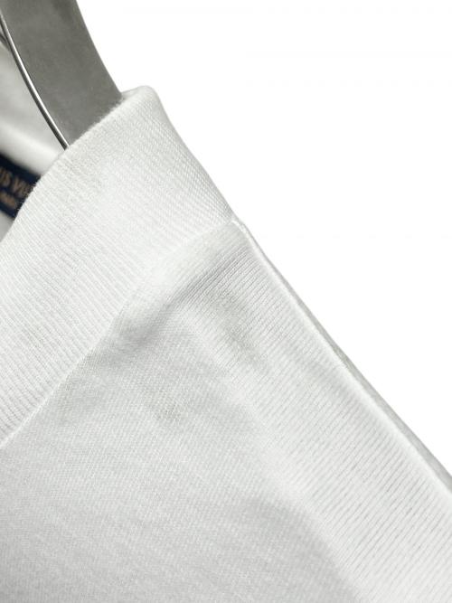 LOUIS VUITTON（ルイ ヴィトン）LOUIS VUITTON (ルイ ヴィトン) エンボスLVロゴTシャツ ホワイト サイズ:XSの古着・服飾アイテム