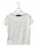 LOUIS VUITTON (ルイ ヴィトン) エンボスLVロゴTシャツ ホワイト サイズ:XS：55000円