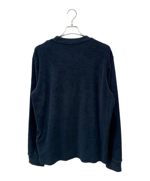 MONCLER（モンクレール）MONCLER (モンクレール) パイルロゴスウェット ネイビー サイズ:Mの古着・服飾アイテム