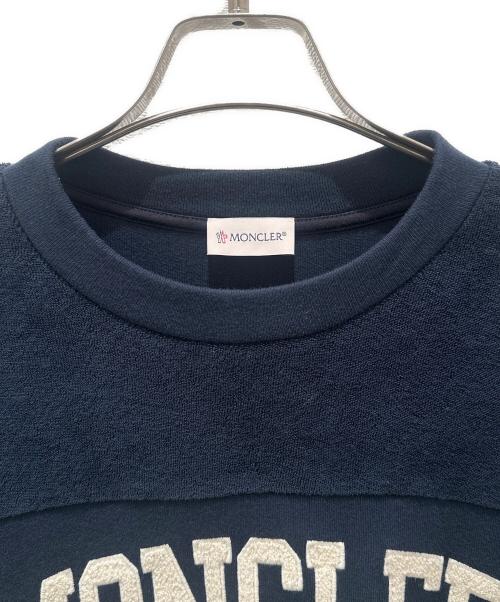MONCLER（モンクレール）MONCLER (モンクレール) パイルロゴスウェット ネイビー サイズ:Mの古着・服飾アイテム