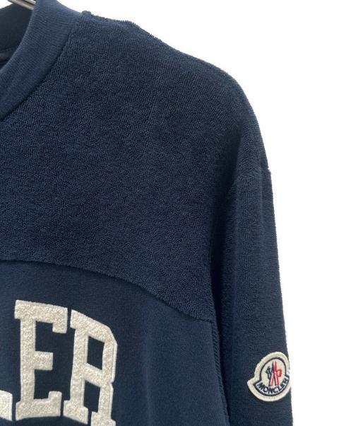 MONCLER（モンクレール）MONCLER (モンクレール) パイルロゴスウェット ネイビー サイズ:Mの古着・服飾アイテム