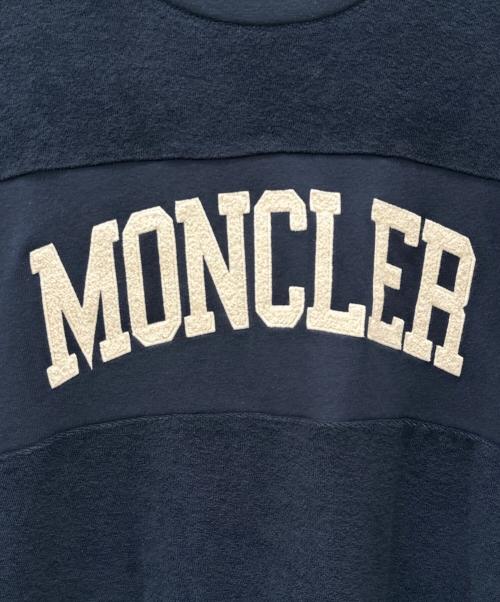 MONCLER（モンクレール）MONCLER (モンクレール) パイルロゴスウェット ネイビー サイズ:Mの古着・服飾アイテム