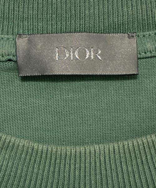 Dior（ディオール）Dior (ディオール) ロゴTシャツ グリーン サイズ:Sの古着・服飾アイテム