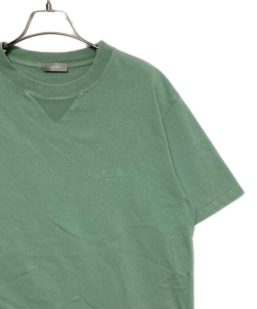 Dior（ディオール）Dior (ディオール) ロゴTシャツ グリーン サイズ:Sの古着・服飾アイテム