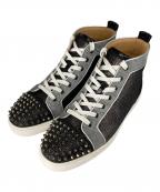 Christian Louboutinクリスチャン・ルブタン）の古着「ハイカットスニーカー」｜ブラック