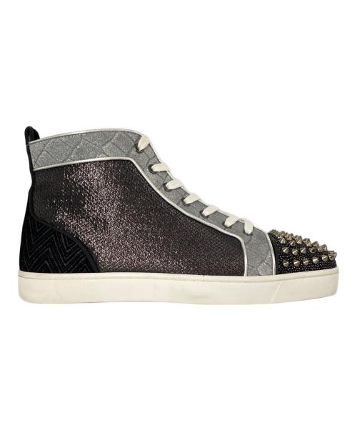 Christian Louboutin（クリスチャン・ルブタン）Christian Louboutin (クリスチャン・ルブタン) ハイカットスニーカー ブラック サイズ:43 1/2の古着・服飾アイテム