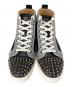 Christian Louboutin (クリスチャン・ルブタン) ハイカットスニーカー ブラック サイズ:43 1/2：35000円
