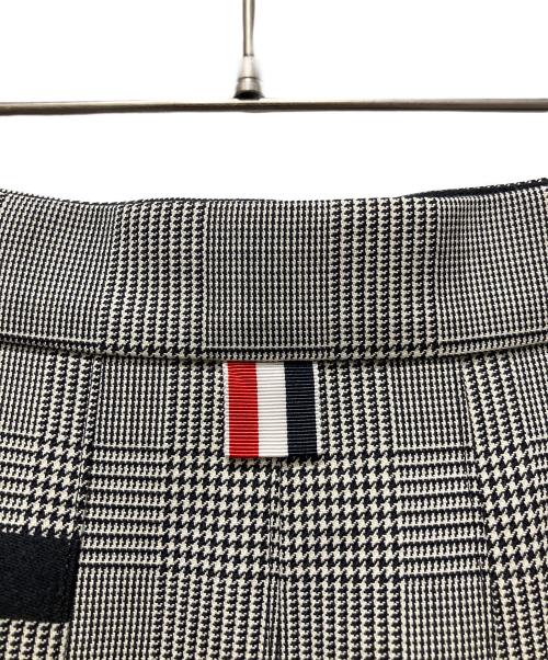 Thom Browne（トムブラウン）Thom Browne (トムブラウン) ウールチェックスカート グレー サイズ:36の古着・服飾アイテム