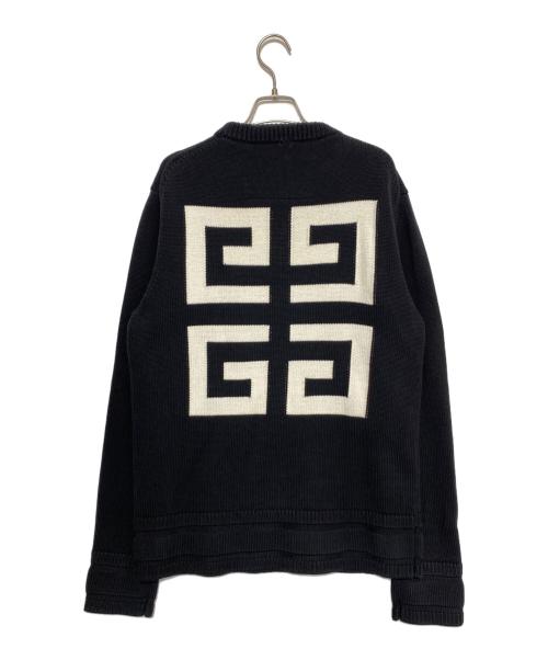 GIVENCHY（ジバンシィ）GIVENCHY (ジバンシィ) ロゴニット ブラック サイズ:Lの古着・服飾アイテム