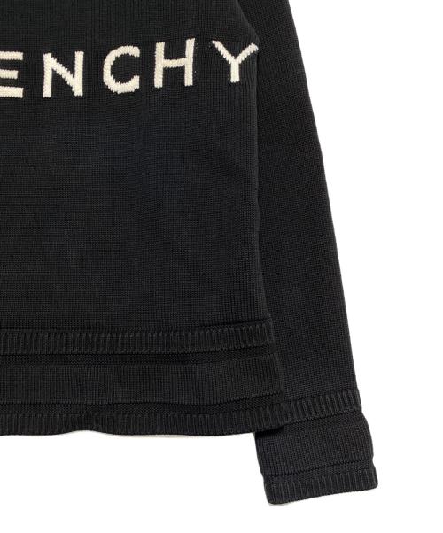 GIVENCHY（ジバンシィ）GIVENCHY (ジバンシィ) ロゴニット ブラック サイズ:Lの古着・服飾アイテム