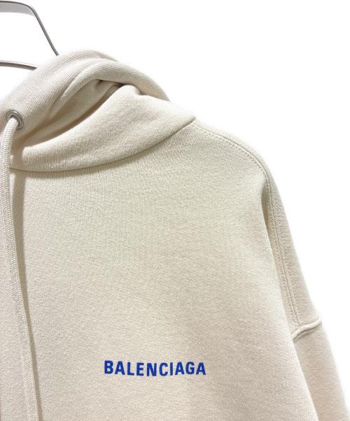 BALENCIAGA（バレンシアガ）BALENCIAGA (バレンシアガ) ロゴパーカー ベージュ サイズ:Mの古着・服飾アイテム