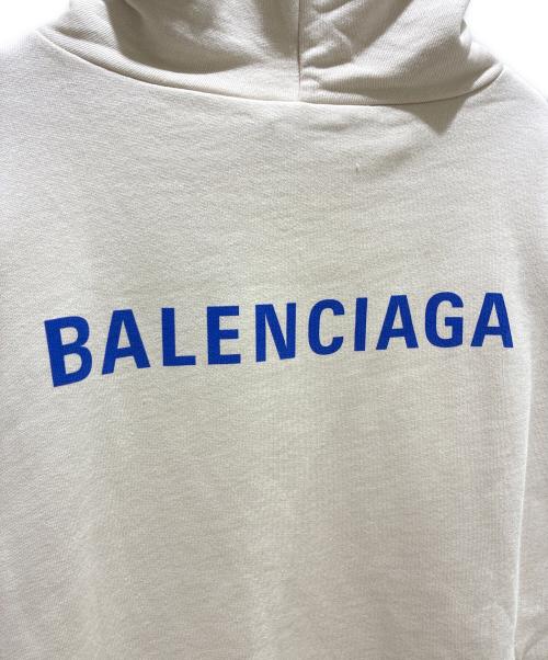 BALENCIAGA（バレンシアガ）BALENCIAGA (バレンシアガ) ロゴパーカー ベージュ サイズ:Mの古着・服飾アイテム