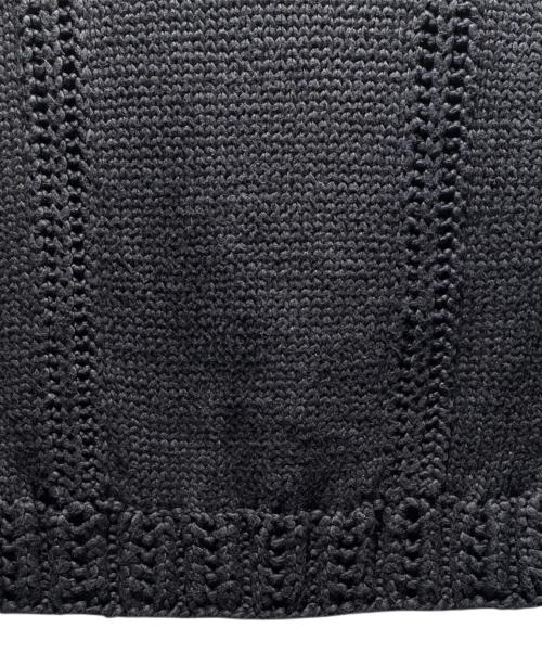 CHANEL（シャネル）CHANEL (シャネル) ローゲージニットカーディガン ブラック サイズ:38の古着・服飾アイテム