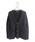 CHANELシャネル）の古着「4ポケットカシミヤカーディガン」｜ブラック