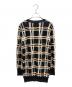 CHANEL (シャネル) ココプレート チェック柄 ニットチュニック P72910K10479 ブラック サイズ:36：70000円