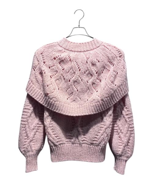 CHANEL（シャネル）CHANEL (シャネル) ココボタンカーディガン ピンク サイズ:34の古着・服飾アイテム