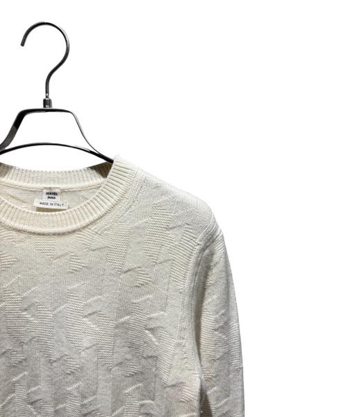 HERMES（エルメス）HERMES (エルメス) Hロゴニット ベージュ サイズ:34の古着・服飾アイテム