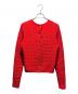 CHANEL（シャネル）の古着「Coco button cashmere and wool knit/ニットカーディガン/ココマーク/セーター/」｜レッド