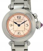 Cartierカルティエ）の古着「ミスパシャ/腕時計/クオーツ」｜ピンク文字盤