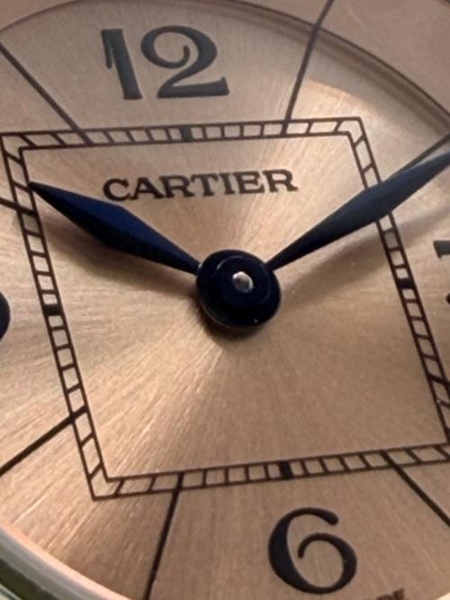 Cartier（カルティエ）Cartier (カルティエ) ミスパシャ/腕時計/クオーツ ピンク文字盤の古着・服飾アイテム