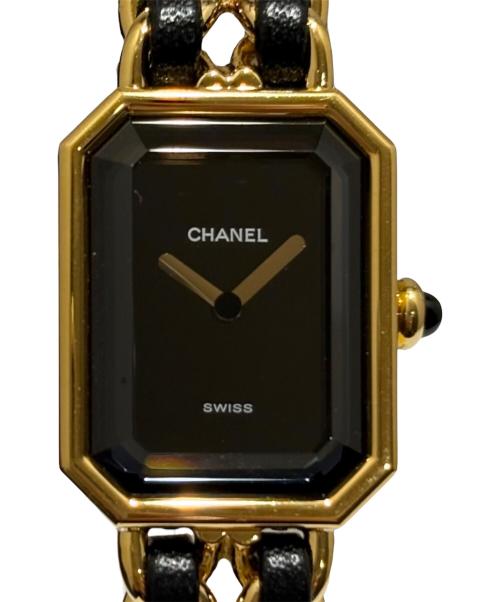 CHANEL（シャネル）CHANEL (シャネル) プルミエールL 黒文字盤 サイズ:L/20mmの古着・服飾アイテム