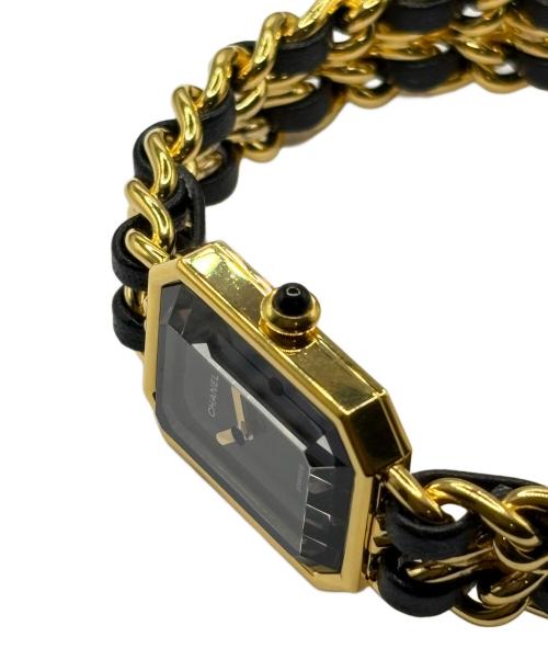 CHANEL（シャネル）CHANEL (シャネル) プルミエールL 黒文字盤 サイズ:L/20mmの古着・服飾アイテム