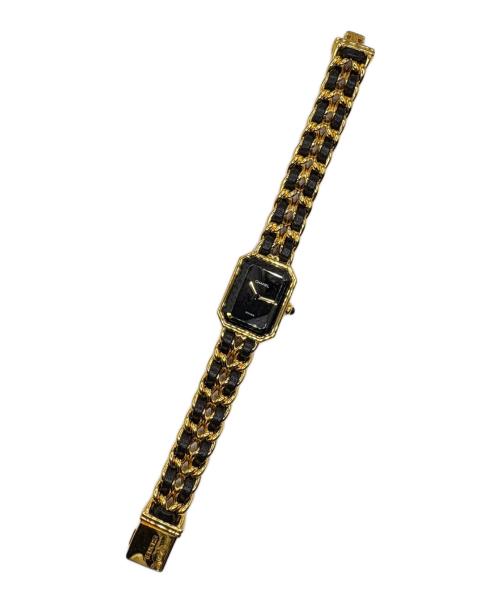 CHANEL（シャネル）CHANEL (シャネル) プルミエールL 黒文字盤 サイズ:L/20mmの古着・服飾アイテム