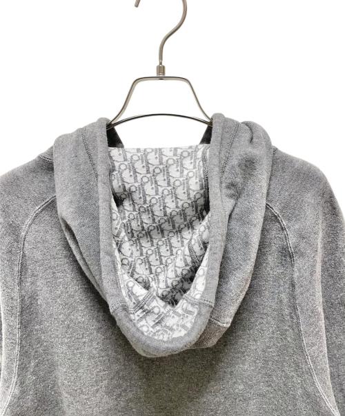 Christian Dior（クリスチャン ディオール）Christian Dior (クリスチャン ディオール) フーデッドトラックジャケット グレー サイズ:Lの古着・服飾アイテム