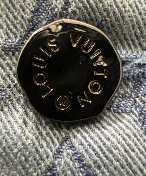 LOUIS VUITTON（ルイ ヴィトン）LOUIS VUITTON (ルイ ヴィトン) モノグラム総柄デニムジャケット インディゴ サイズ:52の古着・服飾アイテム