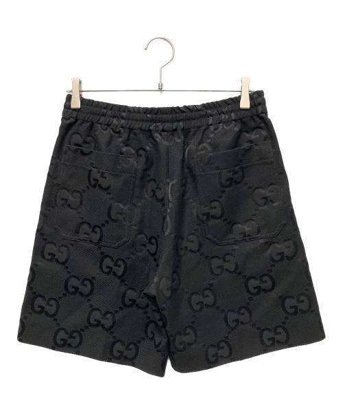 GUCCI（グッチ）GUCCI (グッチ) ジャンボGGキャンバス ハーフパンツ ブラック サイズ:44の古着・服飾アイテム