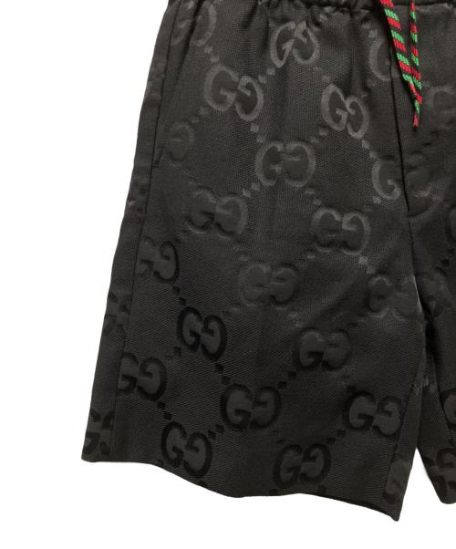GUCCI（グッチ）GUCCI (グッチ) ジャンボGGキャンバス ハーフパンツ ブラック サイズ:44の古着・服飾アイテム