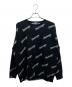 BALENCIAGA（バレンシアガ）の古着「Script logo crew neck knit/スクリプトロゴクルーネックニット」｜ブラック