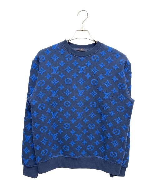 LOUIS VUITTON（ルイ ヴィトン）LOUIS VUITTON (ルイ ヴィトン) モノグラムスウェット　RM192M NPN HHY14W ネイビー サイズ:XSの古着・服飾アイテム