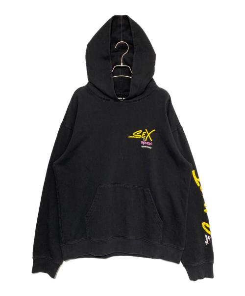 CHROME HEARTS（クロムハーツ）CHROME HEARTS (クロムハーツ) MATTY BOY (マッティーボーイ) Sex Records Concept Hoodie ブラック サイズ:XLの古着・服飾アイテム