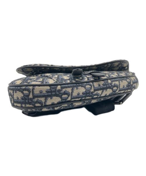 Dior（ディオール）Dior (ディオール) オブリーク ジャカードサドル クロスボディバッグ ベージュの古着・服飾アイテム